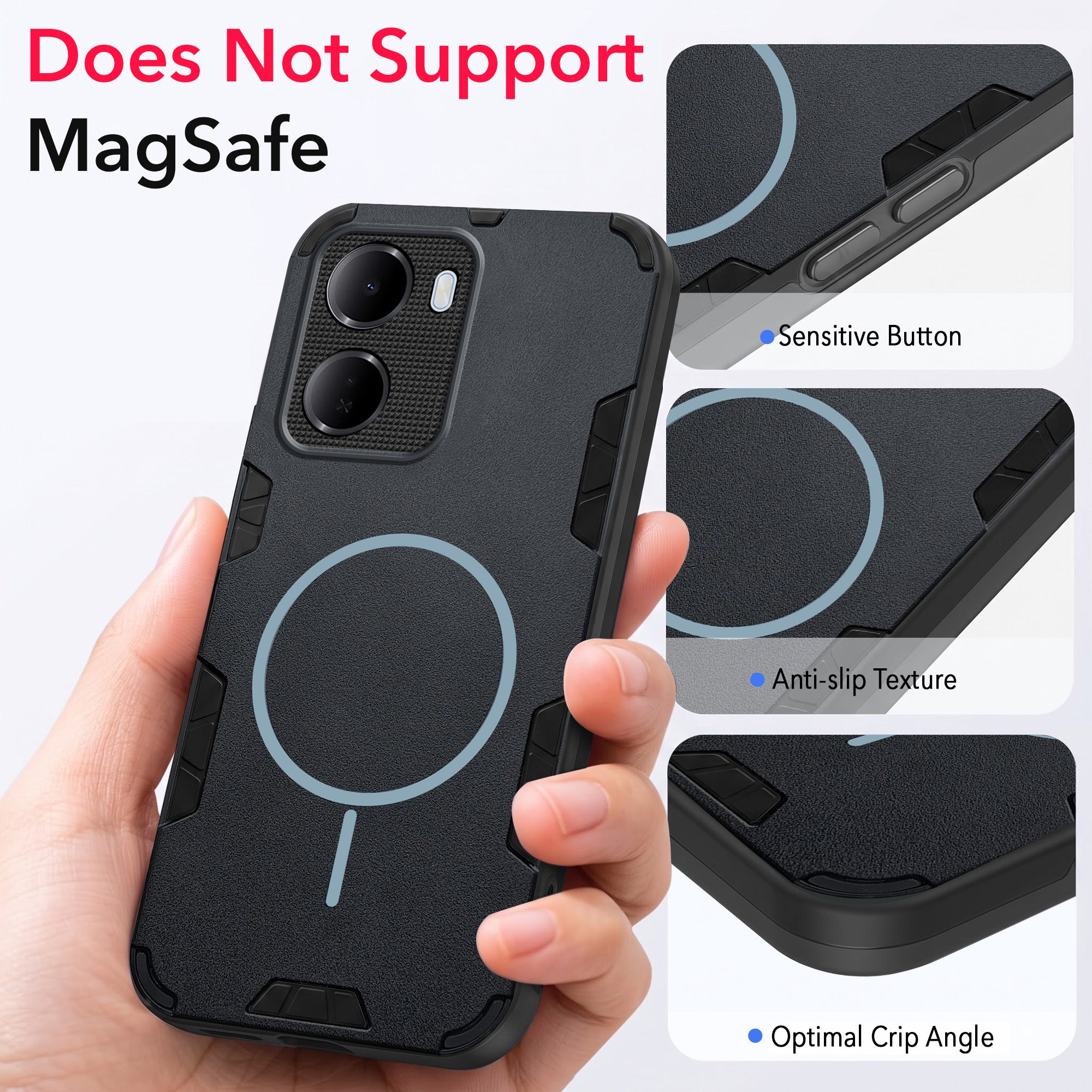 For Redmi 15A 5G Back Cover Case (Slim Hybrid Armor | Shockproof Camera Protection | Rugged Dual Layer)