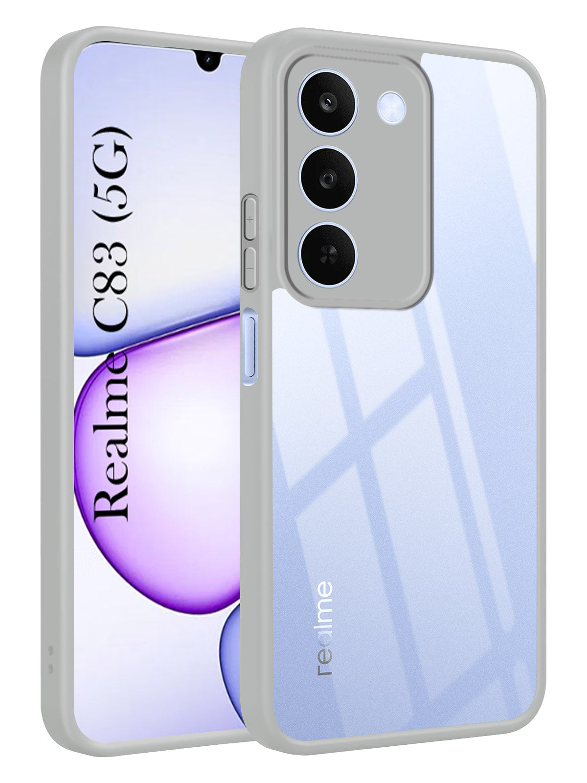 For Realme C83 5G Back Cover Case Ultra-Hybrid (Lifetime Anti Yellow | Anti Scratch | Crystal Clear Shockproof)