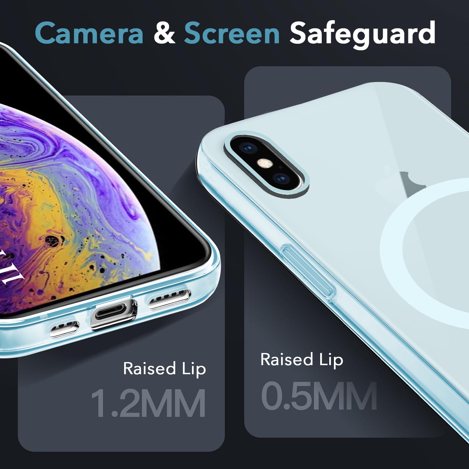 For Apple iPhone Xs Max Back Cover Case (Frosted Matte Feel | MagSafe Compatible Wireless Charging | Polycarbonate Material)