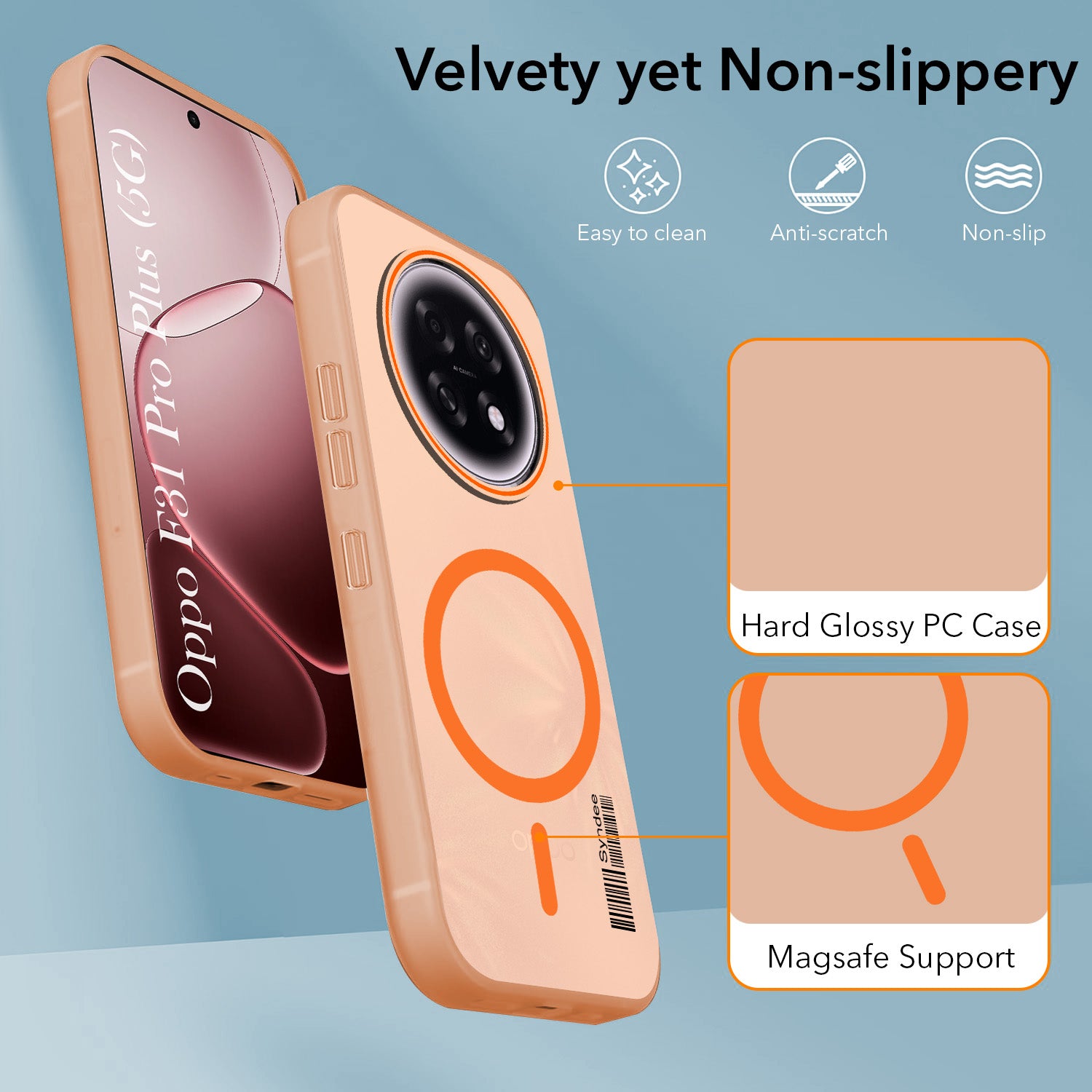 For Oppo F31 Pro Plus Back Cover Case (Soft Touch | Camera Bump Protection | MagSafe Compatible | Matte Finish)