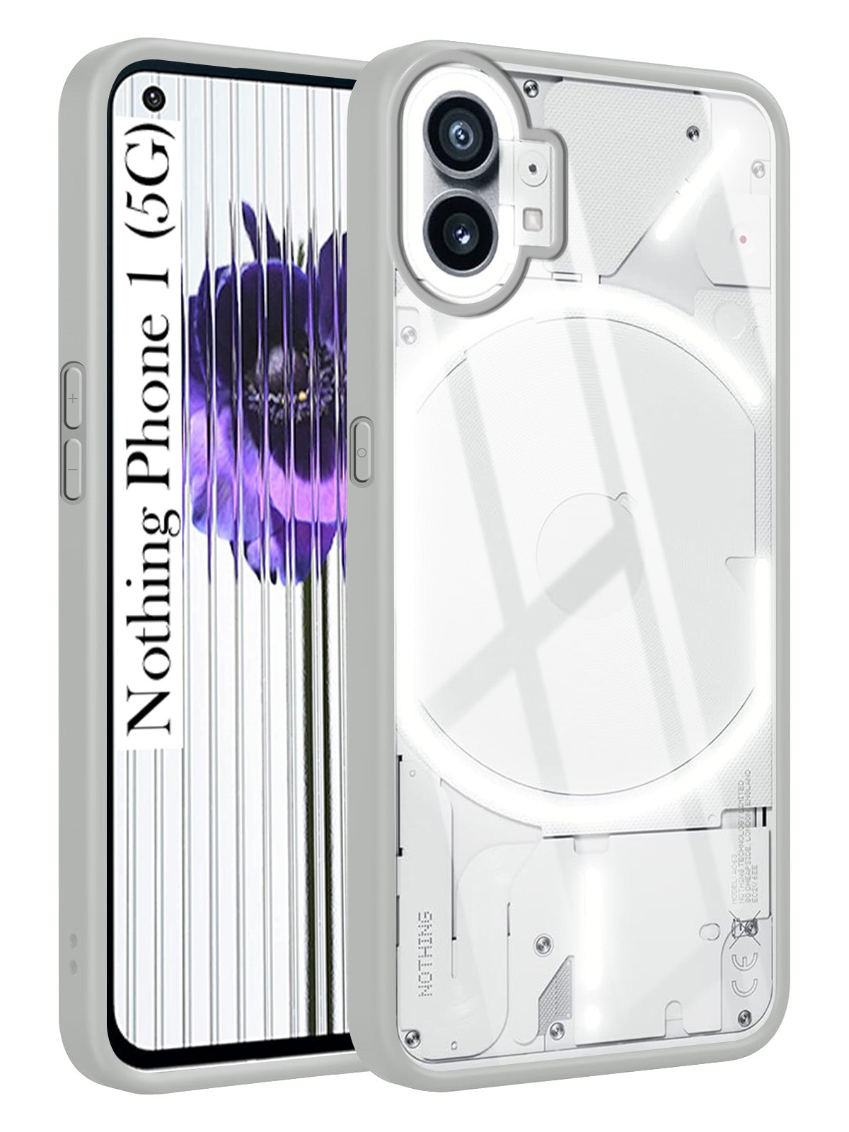 For Nothing Phone 1 Back Cover Case Ultra-Hybrid (Lifetime Anti Yellow | Anti Scratch | Crystal Clear Shockproof)