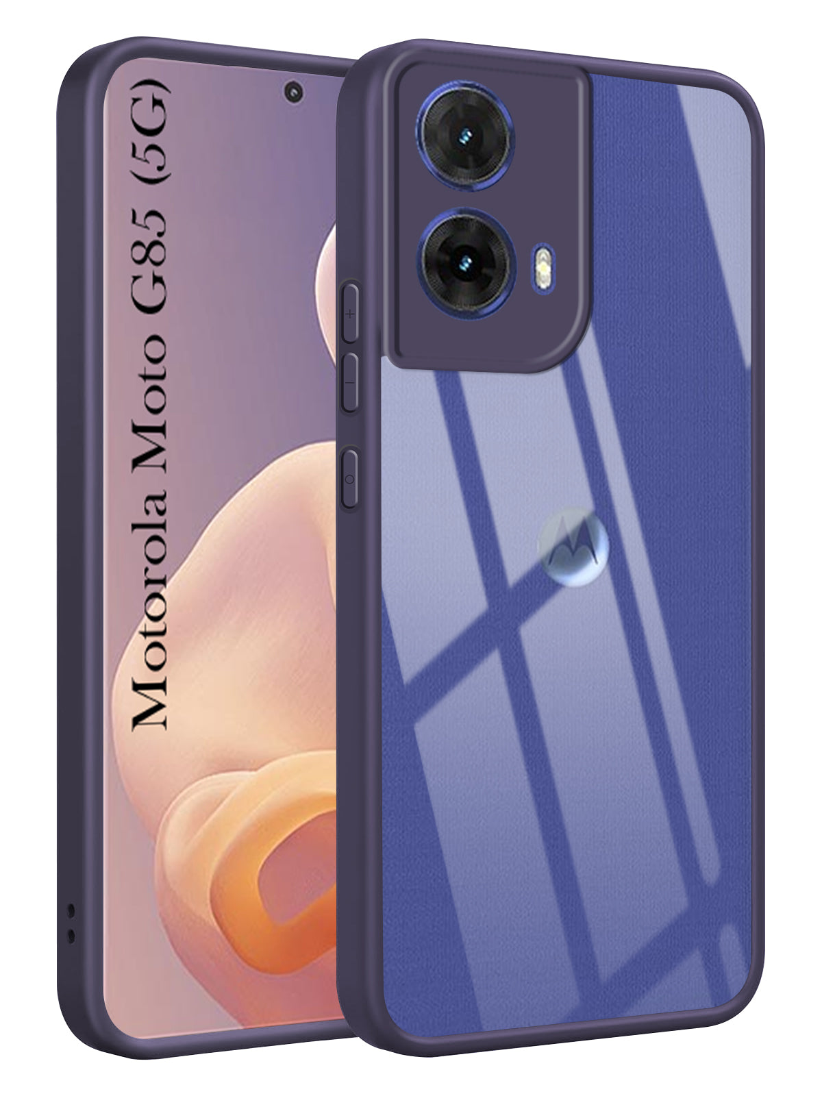 For Motorola Moto G85 5G Back Cover Case (Lifetime Anti Yellow | Anti Scratch | Crystal Clear Shockproof)