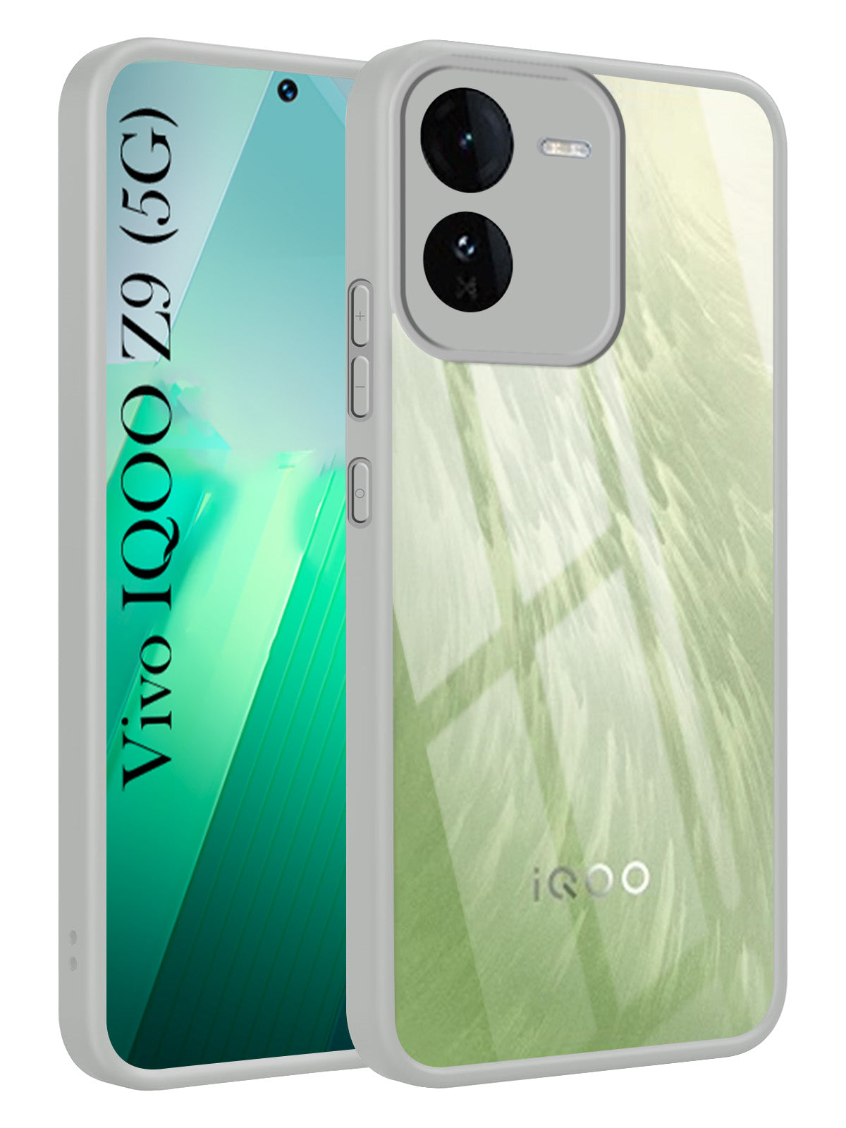 For vivo iQOO Z9 Back Cover Case Ultra-Hybrid (Lifetime Anti Yellow | Anti Scratch | Crystal Clear Shockproof)