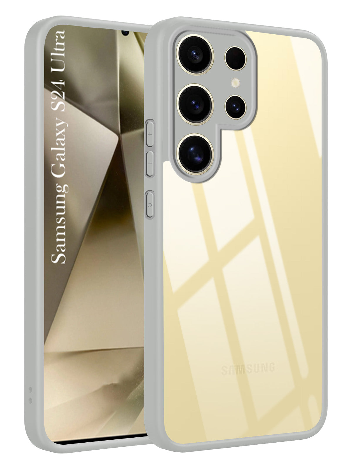 For Samsung Galaxy S24 Ultra Back Cover Case Ultra-Hybrid (Lifetime Anti Yellow | Anti Scratch | Crystal Clear Shockproof)
