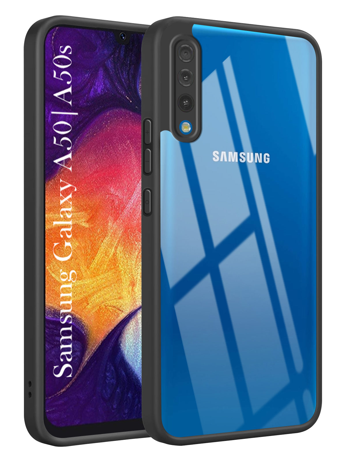 For Samsung Galaxy A50 | Galaxy A50s Back Cover Case Ultra-Hybrid (Lifetime Anti Yellow | Anti Scratch | Crystal Clear Shockproof)