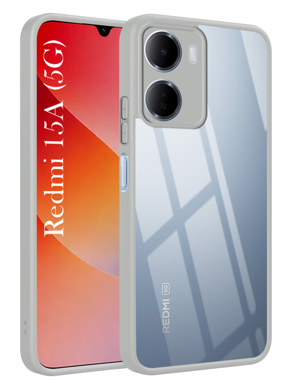 For Redmi 15A 5G Back Cover Case Ultra-Hybrid (Lifetime Anti Yellow | Anti Scratch | Crystal Clear Shockproof)