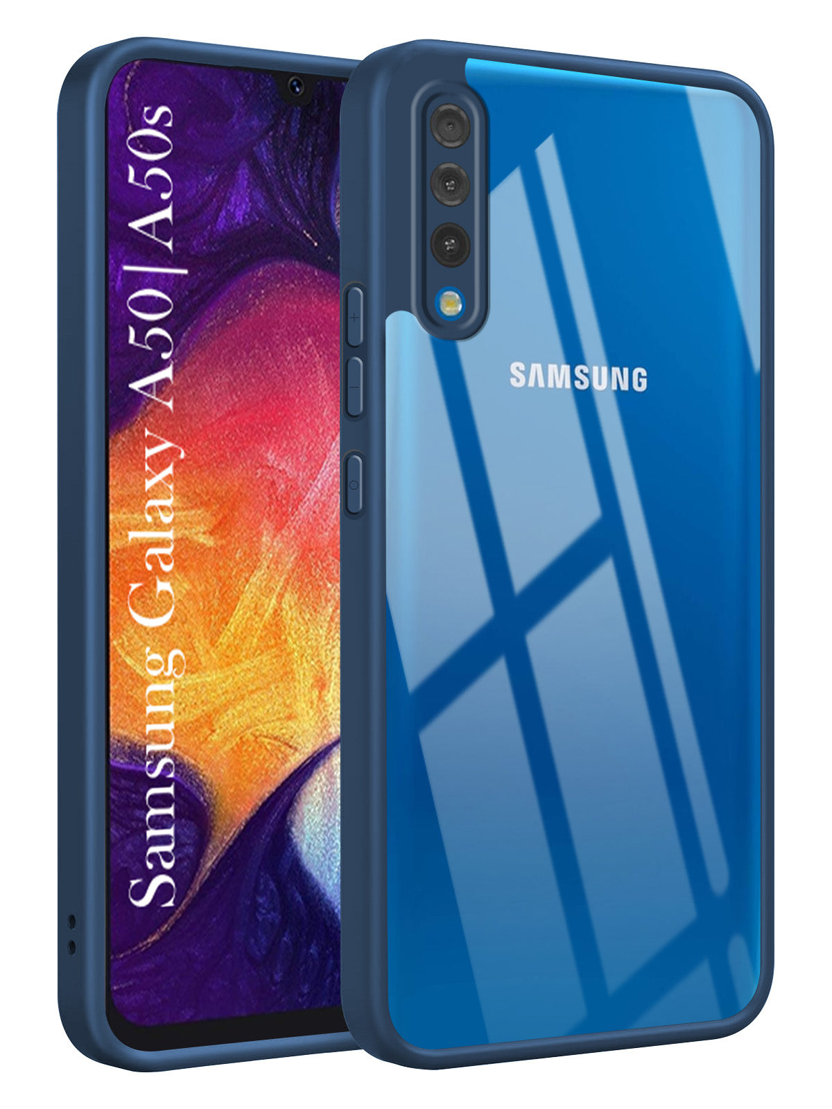 For Samsung Galaxy A50 | Galaxy A50s Back Cover Case Ultra-Hybrid (Lifetime Anti Yellow | Anti Scratch | Crystal Clear Shockproof)