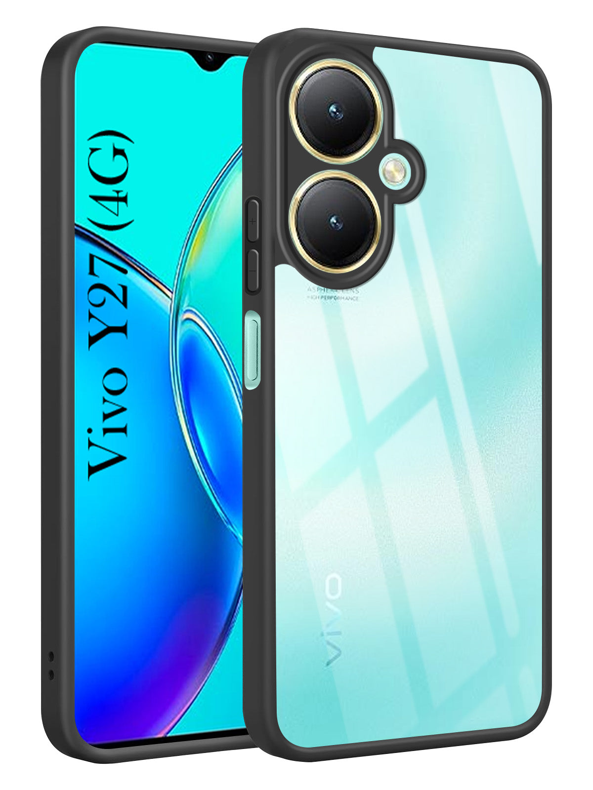 For Vivo Y27 Back Cover Case Ultra-Hybrid (Lifetime Anti Yellow | Anti Scratch | Crystal Clear Shockproof)
