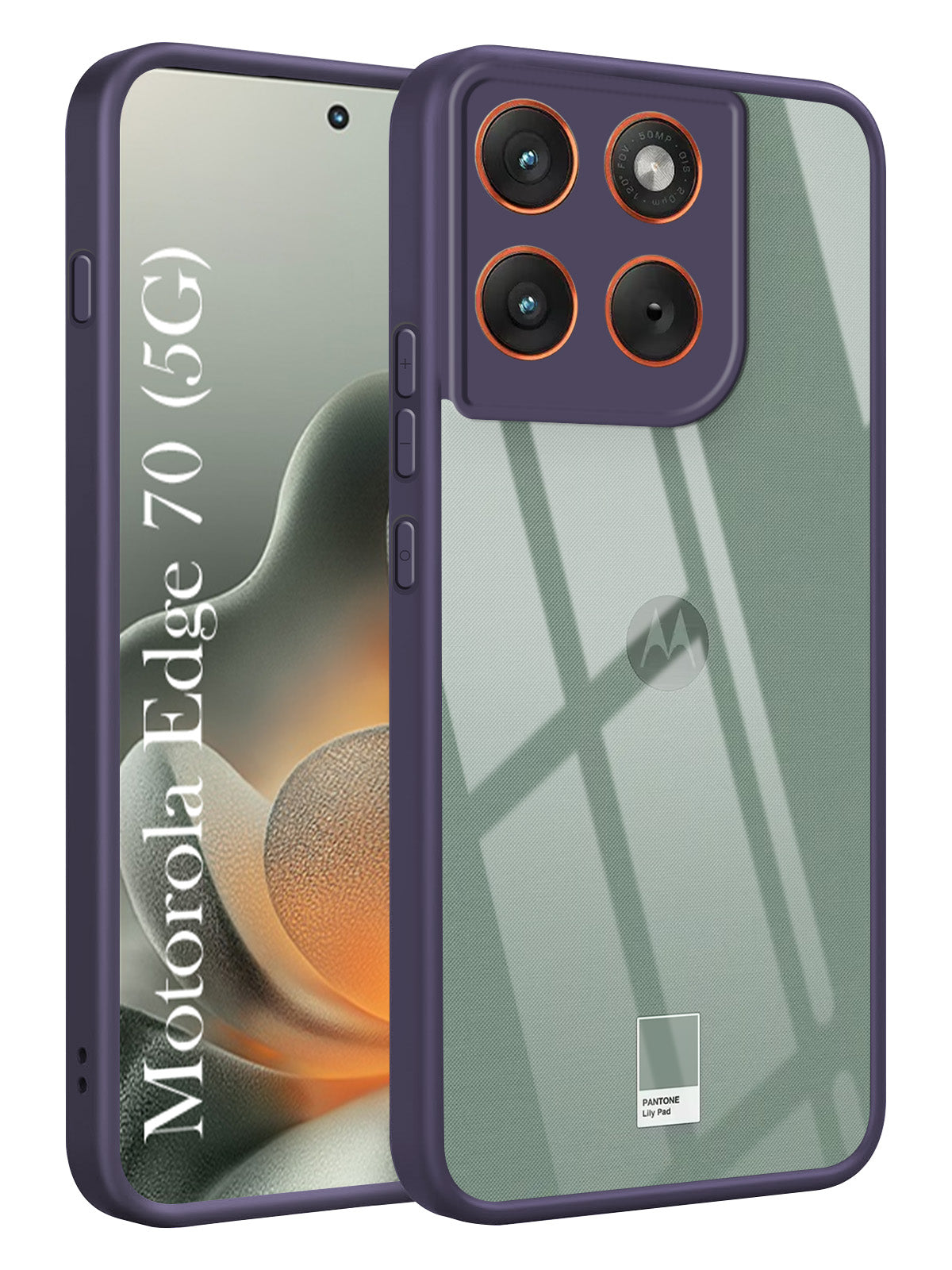 For Motorola Moto Edge 70 Back Cover Case Ultra-Hybrid (Lifetime Anti Yellow | Anti Scratch | Crystal Clear Shockproof)