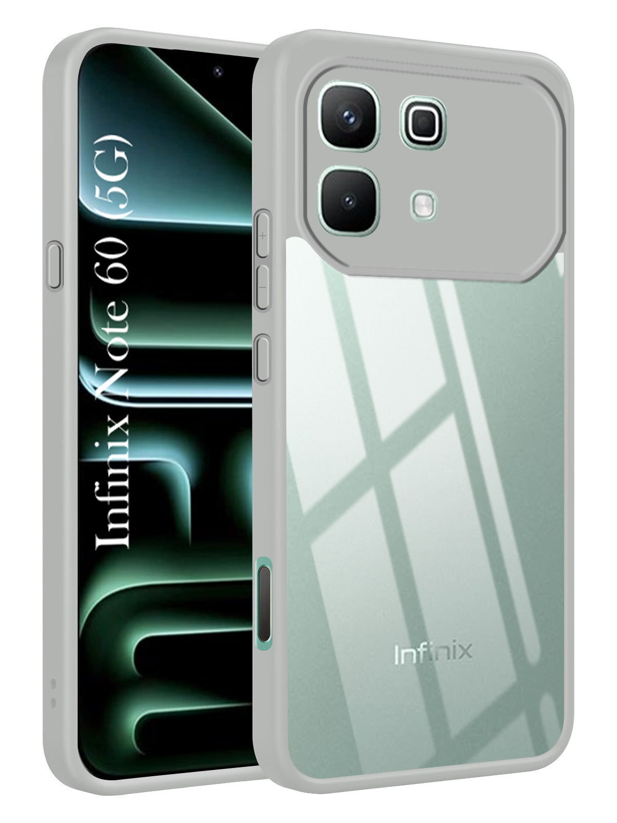 For Infinix Note 60 5G Back Cover Case Ultra-Hybrid (Lifetime Anti Yellow | Anti Scratch | Crystal Clear Shockproof)