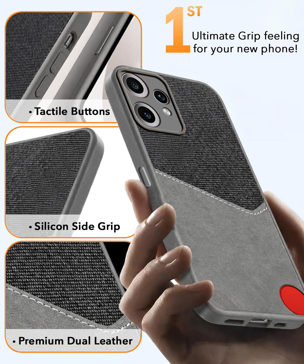 For Nothing CMF Phone 2 Pro Back Cover Case (Dual PU Leather Stitch | Professional Minimalist | Soft and Flexible)