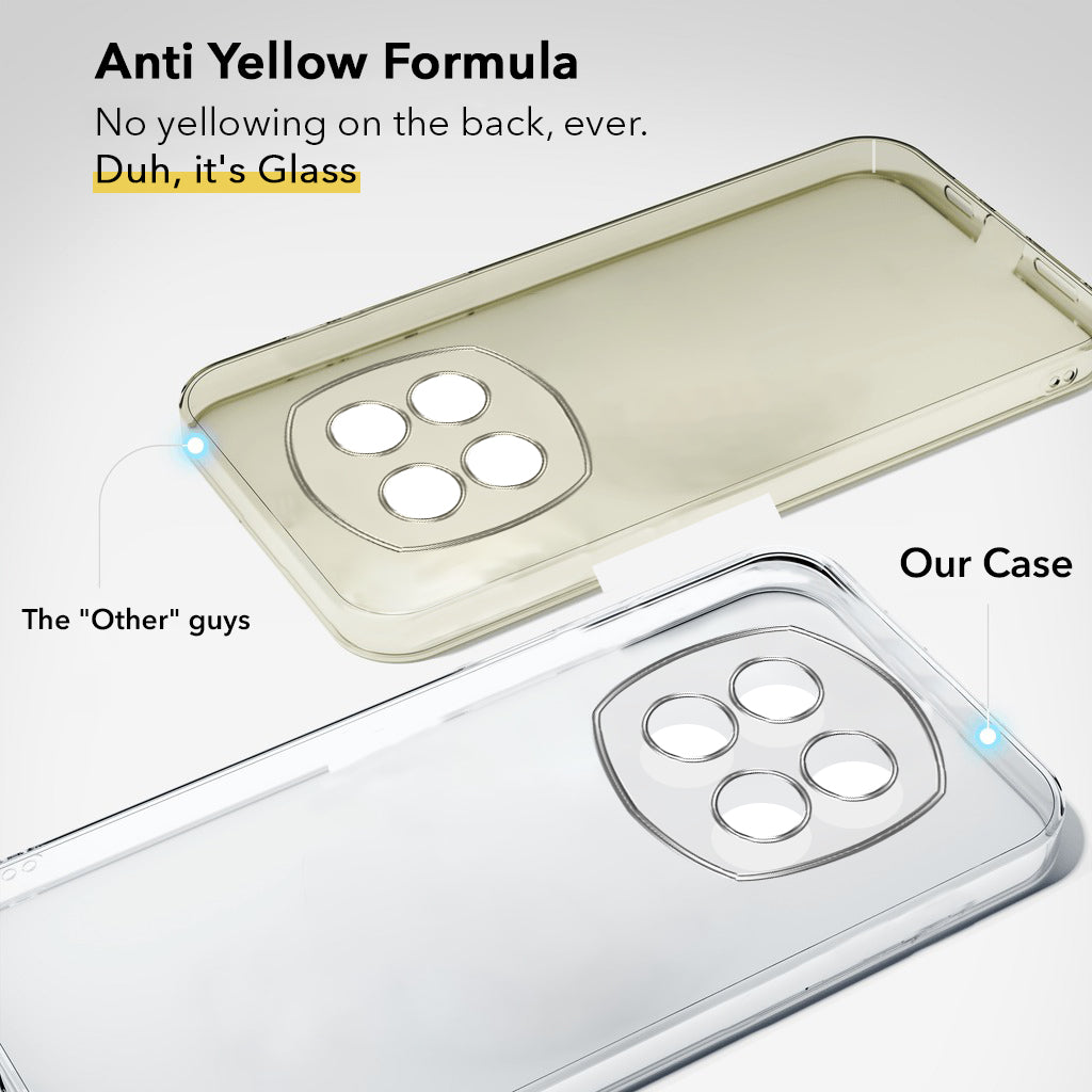 For Realme P2 Pro Back Cover Case (Hard Anti Yellow Clear Case | Sleek Hard Crystal Clear | Drop & Camera Protection | Shockproof Polycarbonate)