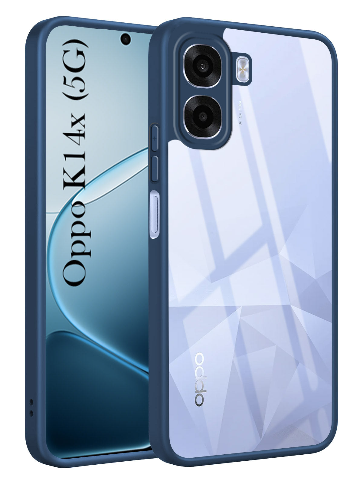 For Oppo K14x 5G Back Cover Case Ultra-Hybrid (Lifetime Anti Yellow | Anti Scratch | Crystal Clear Shockproof)