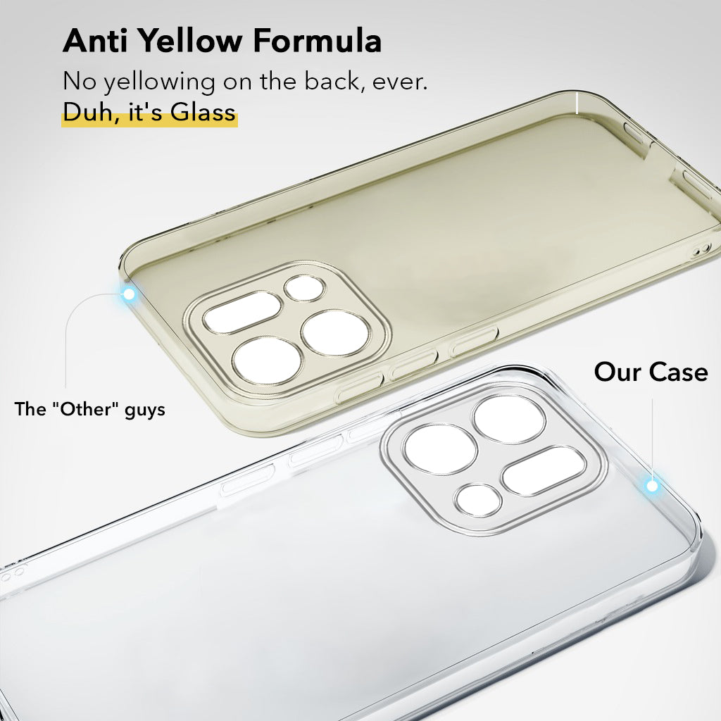 For Oppo Find X9 | Oppo Find X9s Back Cover Case Lifetime Anti-Yellow Clear (Sleek Hard Crystal | Shockproof and Camera Protection)