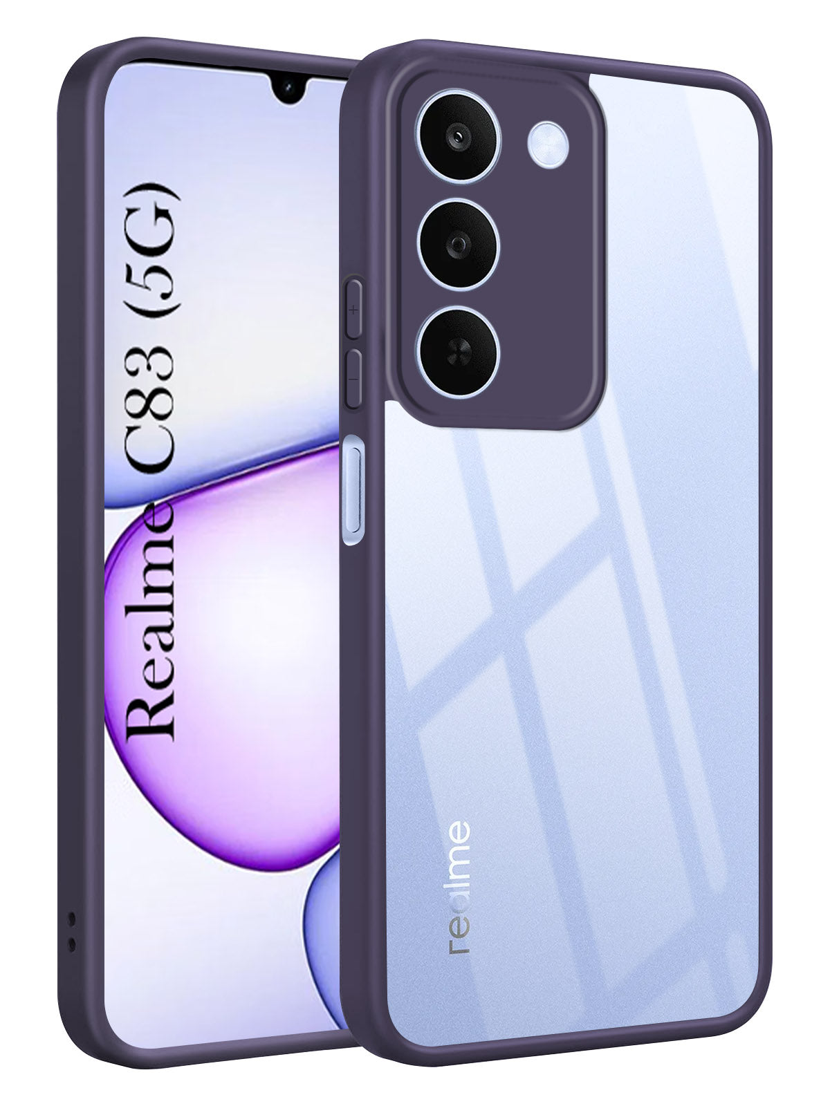 For Realme C83 5G Back Cover Case Ultra-Hybrid (Lifetime Anti Yellow | Anti Scratch | Crystal Clear Shockproof)
