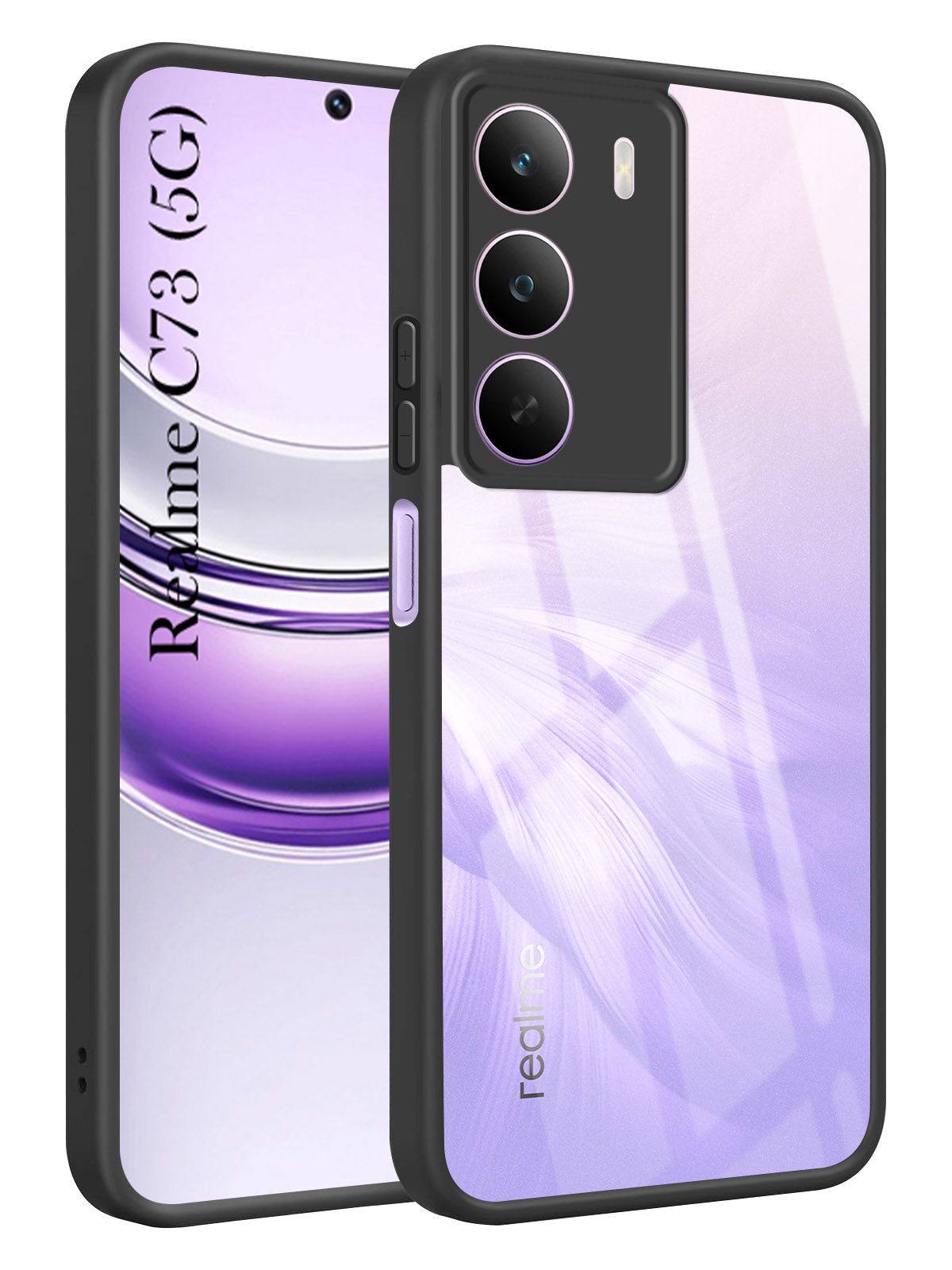 For Realme C73 Back Cover Case Ultra-Hybrid (Lifetime Anti Yellow | Anti Scratch | Crystal Clear Shockproof)