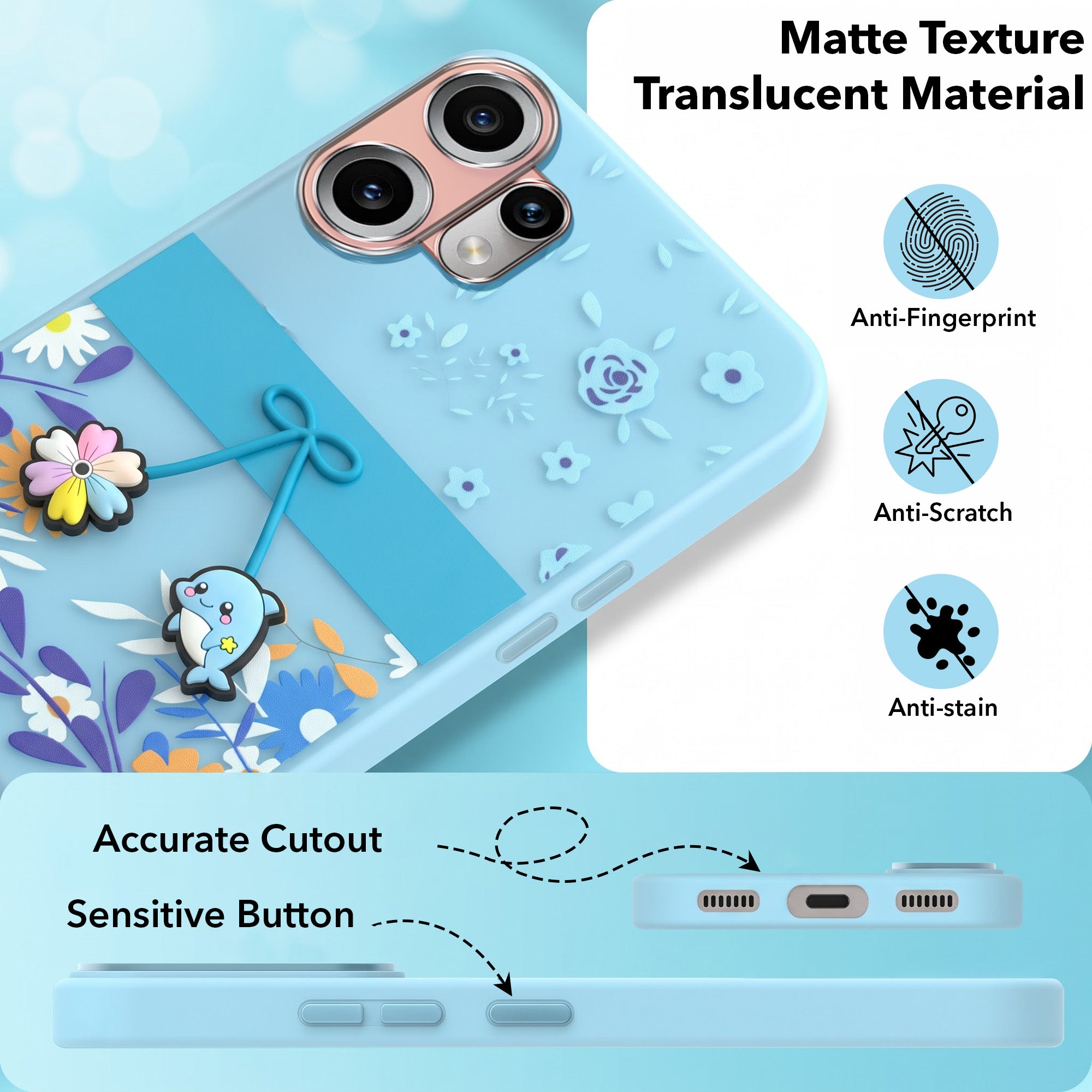 For Nothing CMF Phone 2 Pro Back Cover Case (3D Cute Cartoons | Hard Back Side Soft | Matte Premium Finish | HD Printing)