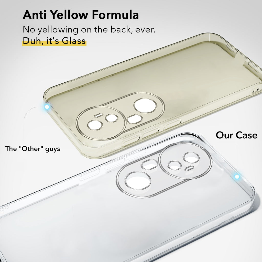 For Vivo T4 Ultra (Hard Anti Yellow Clear Case | Sleek Hard Crystal Clear | Drop & Camera Protection | Shockproof Polycarbonate)