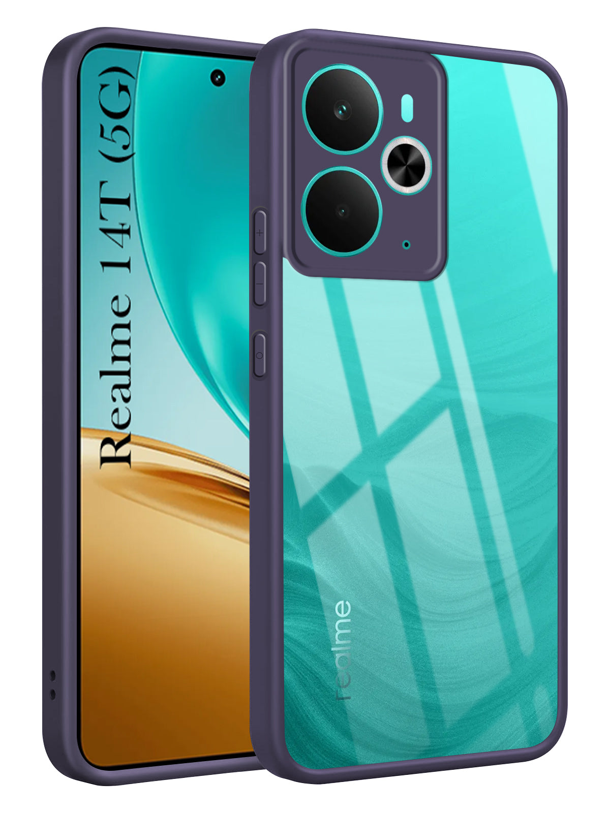 For Realme 14T Back Cover Case (Lifetime Anti Yellow | Anti Scratch | Crystal Clear Shockproof)