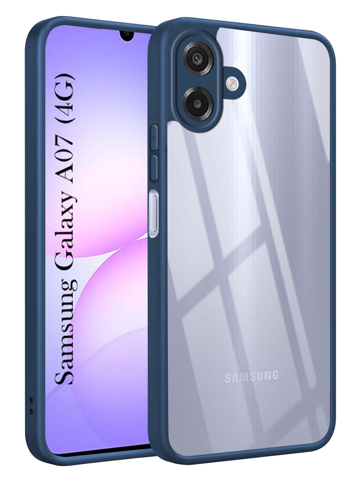 For Samsung Galaxy A07 4G Back Cover Case Ultra-Hybrid (Lifetime Anti Yellow | Anti Scratch | Crystal Clear Shockproof)