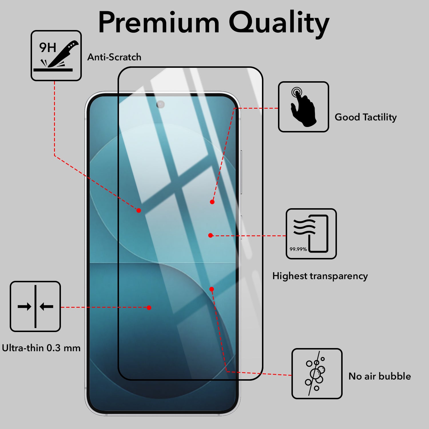 (Pack of 2) Tempered Glass For Nothing Phone 4A Pro 5G Military-Grade Gorilla Screen Protector (Shatterproof HD Clarity | Oleophobic Coating | 3D Precision Cut)