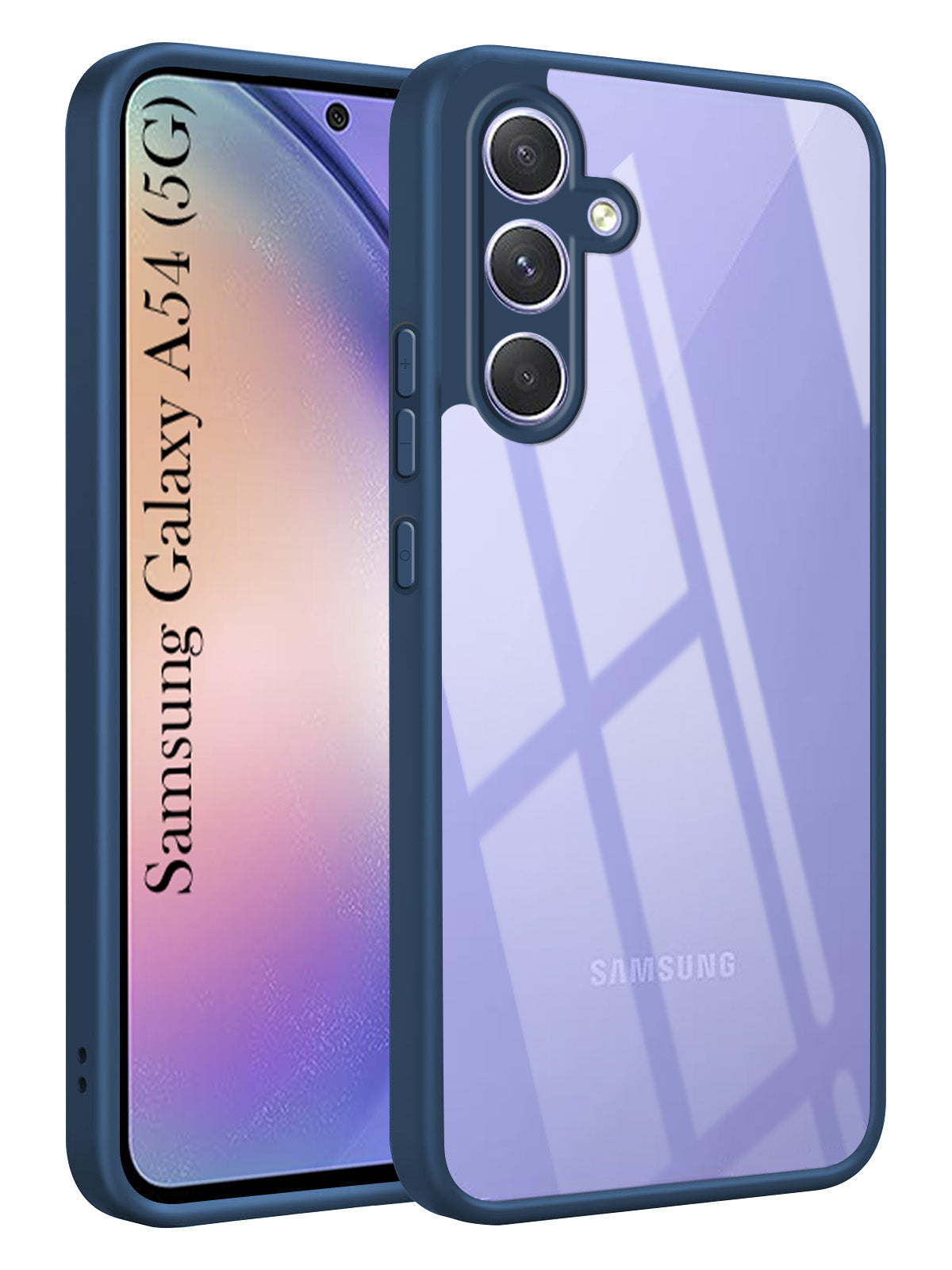 For Samsung Galaxy A54 5G Back Cover Case Ultra-Hybrid (Lifetime Anti Yellow | Anti Scratch | Crystal Clear Shockproof)