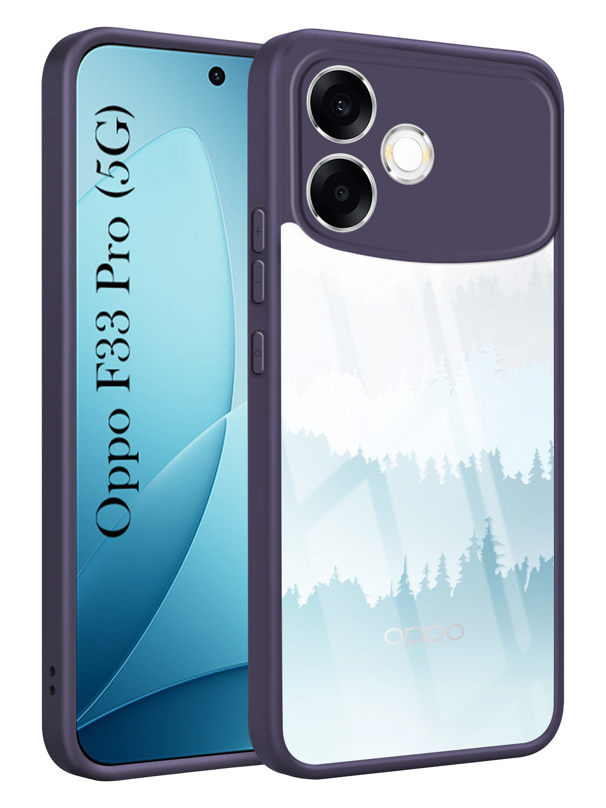 For Oppo F33 Pro 5G Back Cover Case Ultra-Hybrid (Lifetime Anti Yellow | Anti Scratch | Crystal Clear Shockproof)