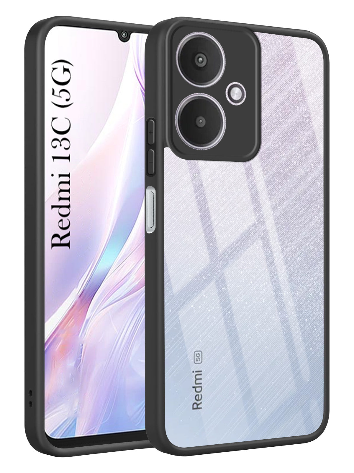 For Redmi 13C 5G Back Cover Case Ultra-Hybrid (Lifetime Anti Yellow | Anti Scratch | Crystal Clear Shockproof)