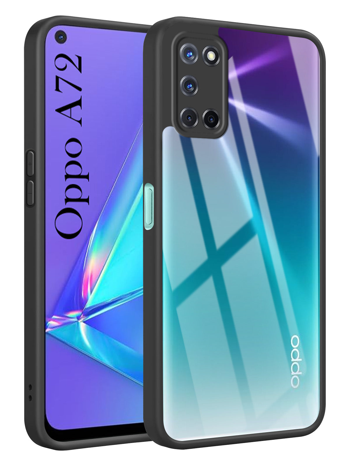 For Oppo A72 Back Cover Case Ultra-Hybrid (Lifetime Anti Yellow | Anti Scratch | Crystal Clear Shockproof)