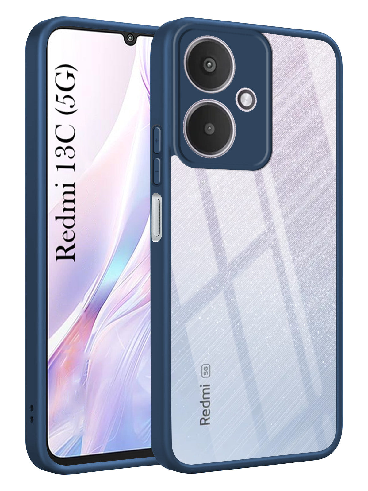 For Redmi 13C 5G Back Cover Case Ultra-Hybrid (Lifetime Anti Yellow | Anti Scratch | Crystal Clear Shockproof)