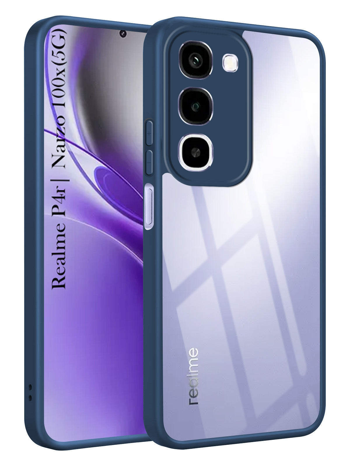 For Realme P4R 5G | Realme Narzo 100X 5G Back Cover Case Ultra-Hybrid (Lifetime Anti Yellow | Anti Scratch | Crystal Clear Shockproof)