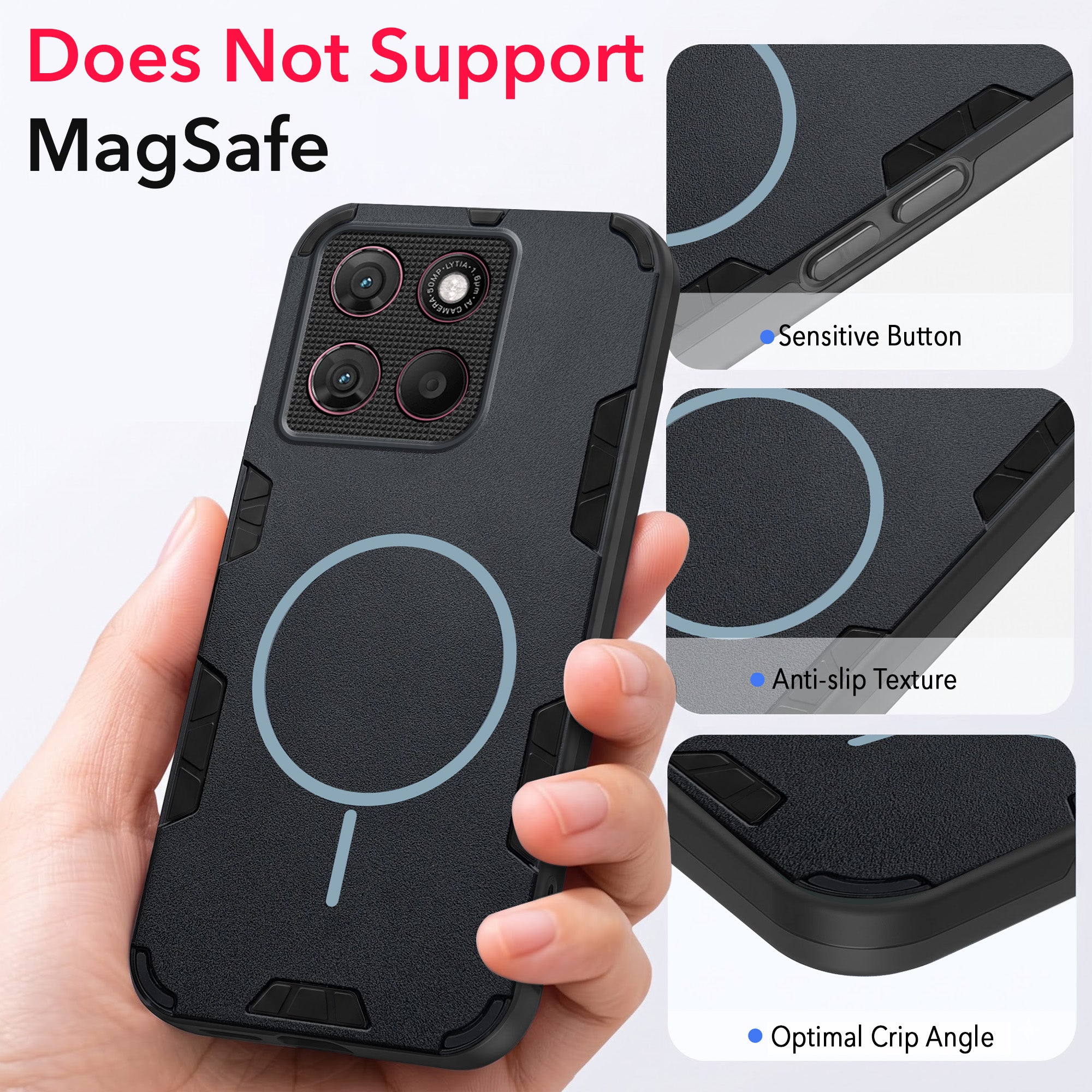 For Motorola Moto G Max Back Cover Case (Slim Hybrid Armor | Shockproof Camera Protection | Rugged Dual Layer)