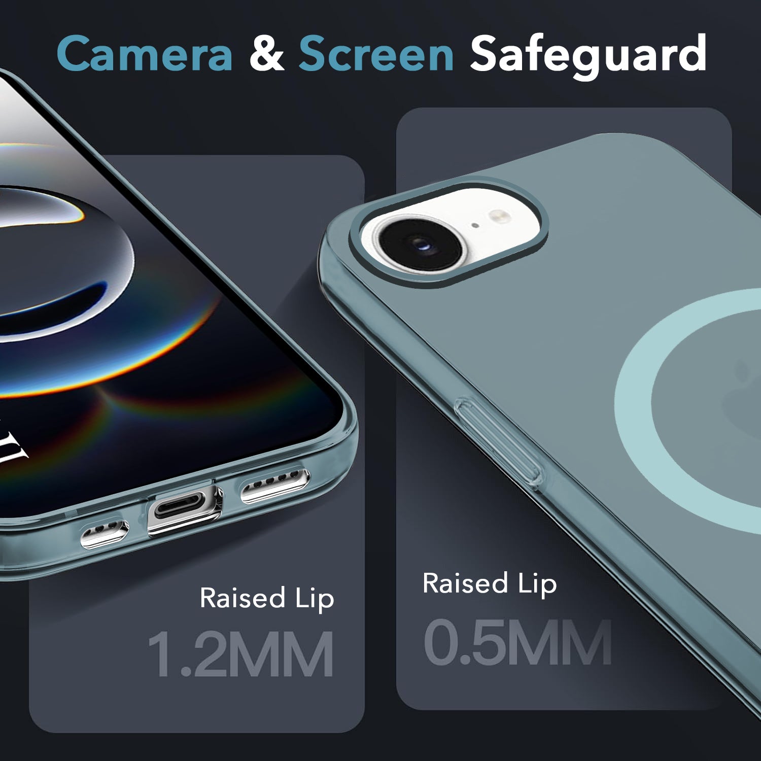 For iPhone 16e | iPhone 17e Back Cover Case (Frosted Matte Feel | MagSafe Compatible Wireless Charging | Polycarbonate Material)