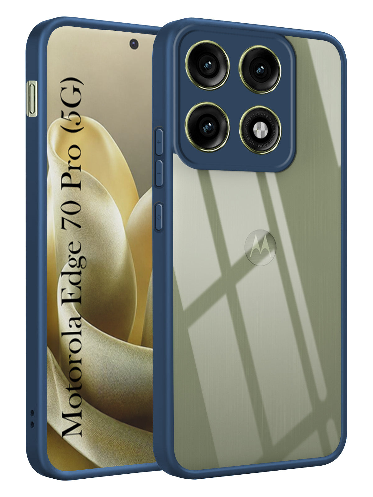 For Motorola Moto Edge 70 Pro Back Cover Case Ultra-Hybrid (Lifetime Anti Yellow | Anti Scratch | Crystal Clear Shockproof)