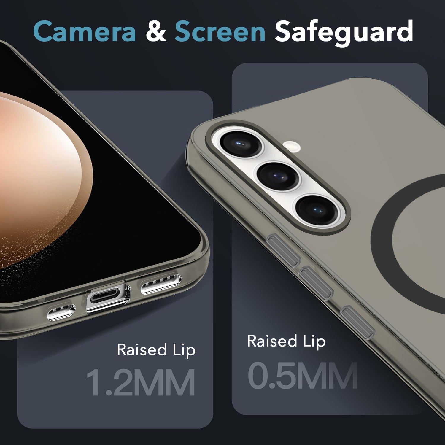 For Samsung Galaxy S23 FE 5G Back Cover Case (Frosted Matte Feel | MagSafe Compatible Wireless Charging | Polycarbonate Material)