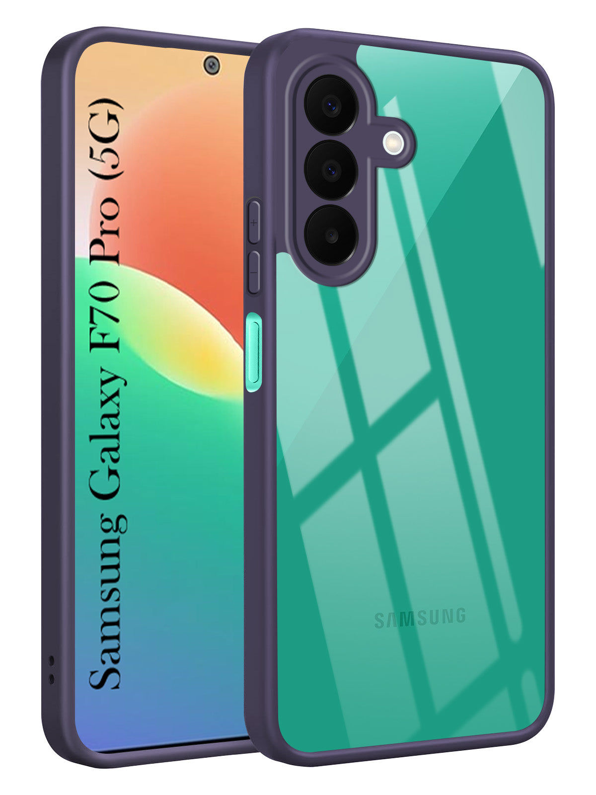 For Samsung Galaxy F70 Pro 5G Back Cover Case Ultra-Hybrid (Lifetime Anti Yellow | Anti Scratch | Crystal Clear Shockproof)