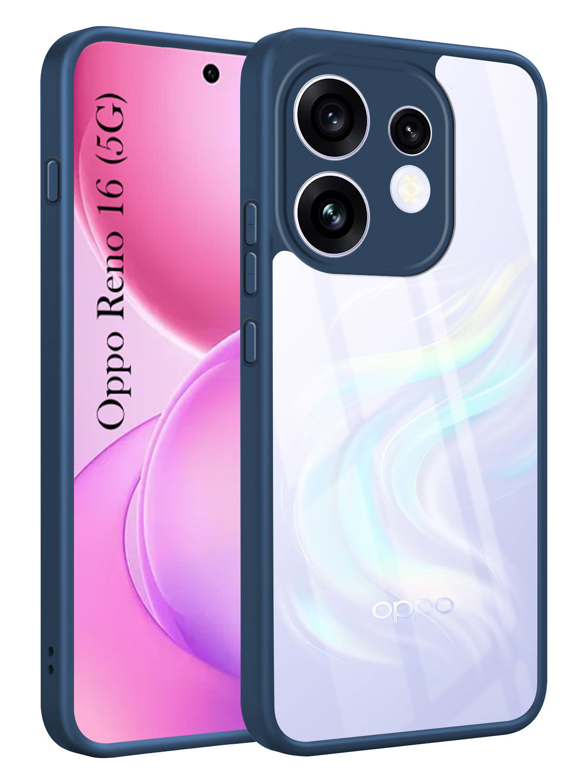 For Oppo Reno 16 Back Cover Case Ultra-Hybrid (Lifetime Anti Yellow | Anti Scratch | Crystal Clear Shockproof)