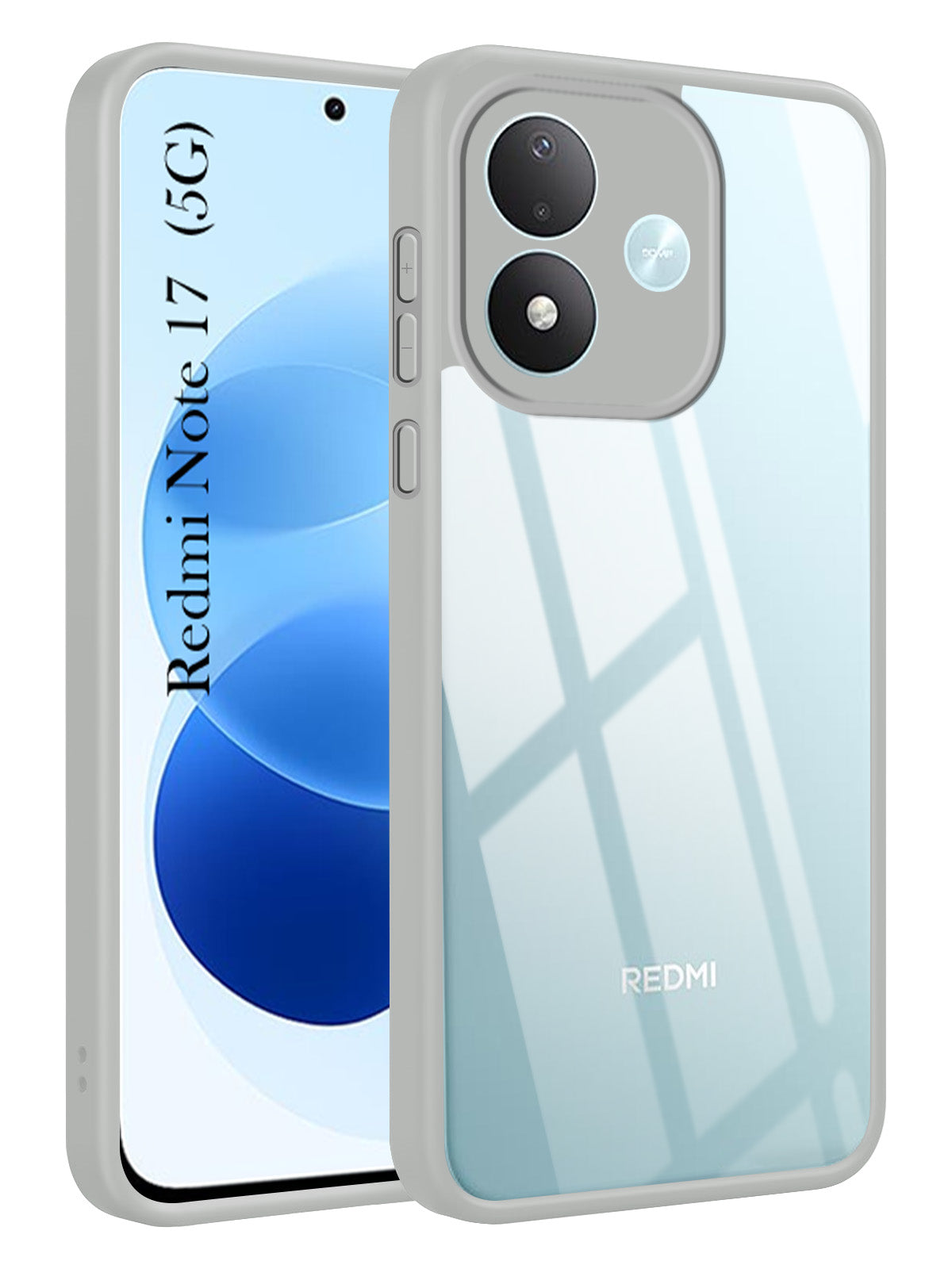 For Redmi Note 17 5G Back Cover Case Ultra-Hybrid (Lifetime Anti Yellow | Anti Scratch | Crystal Clear Shockproof)