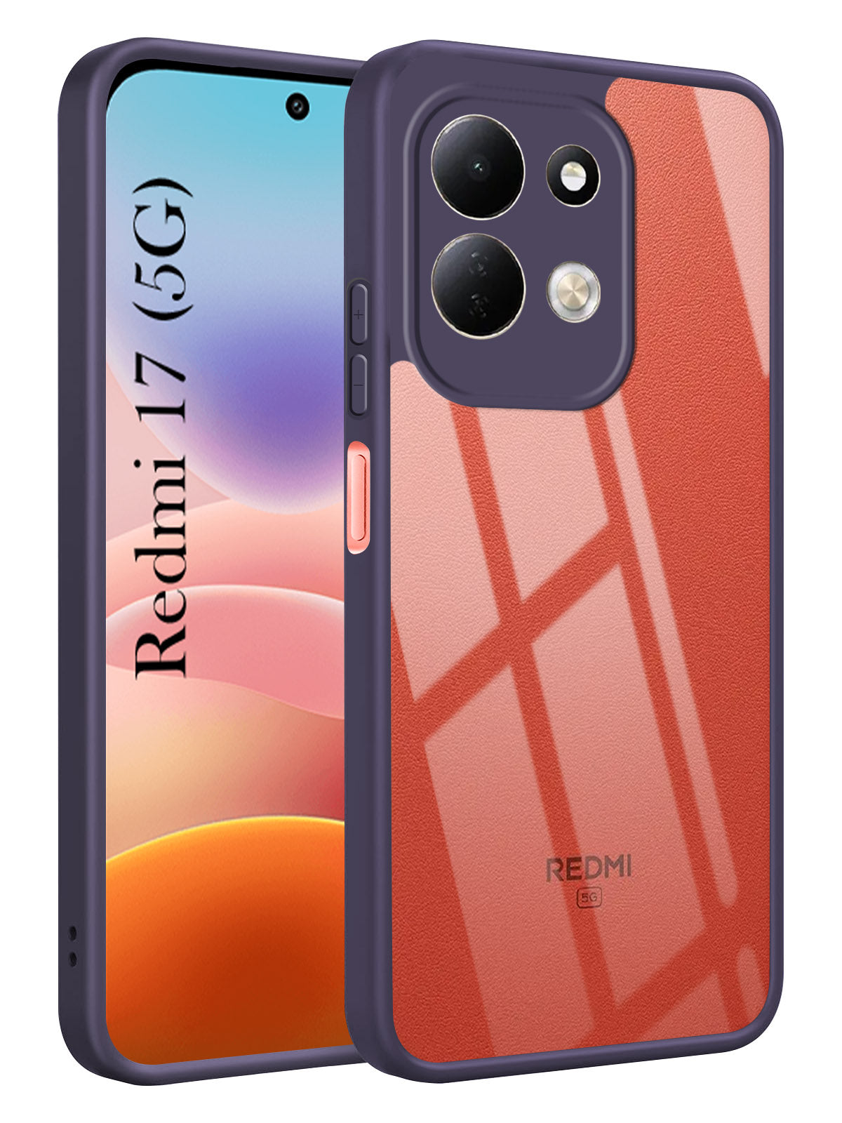 For Redmi 17 5G Back Cover Case Ultra-Hybrid (Lifetime Anti Yellow | Anti Scratch | Crystal Clear Shockproof)