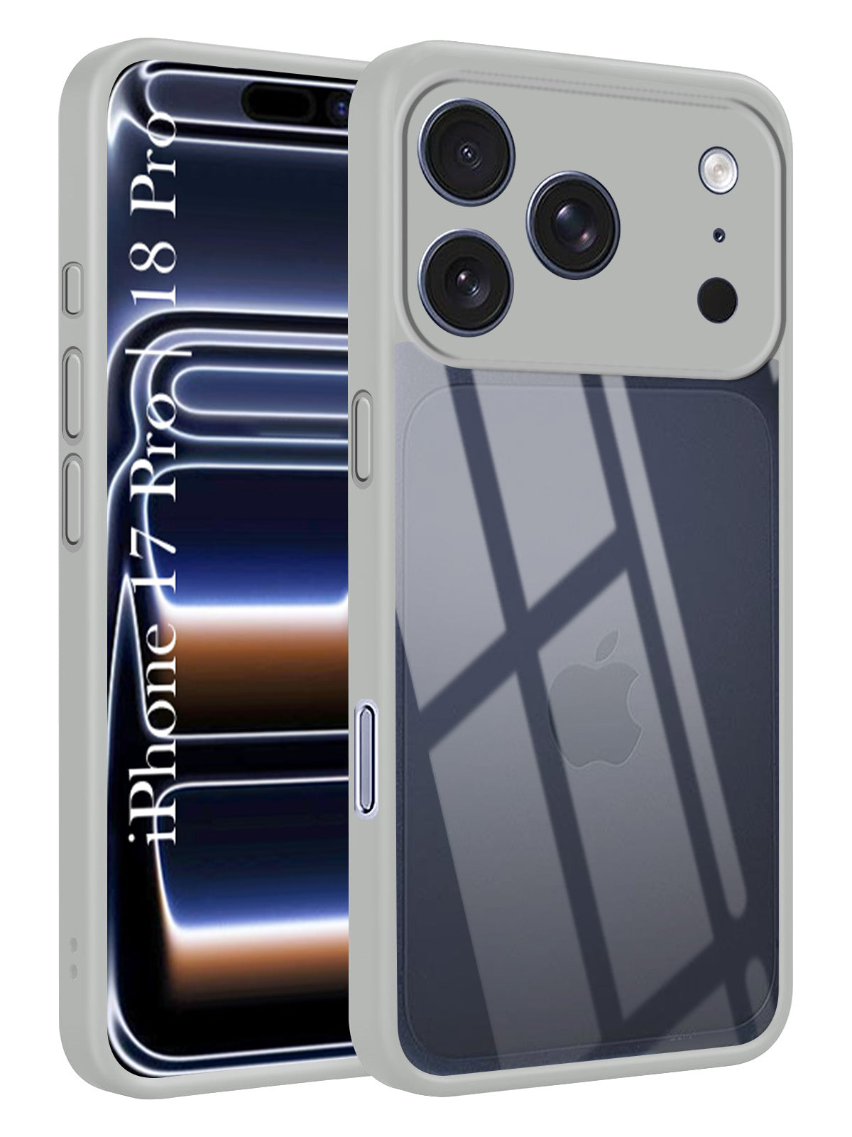 For iPhone 17 Pro | iPhone 18 Pro Back Cover Case Ultra-Hybrid (Lifetime Anti Yellow | Anti Scratch | Crystal Clear Shockproof)