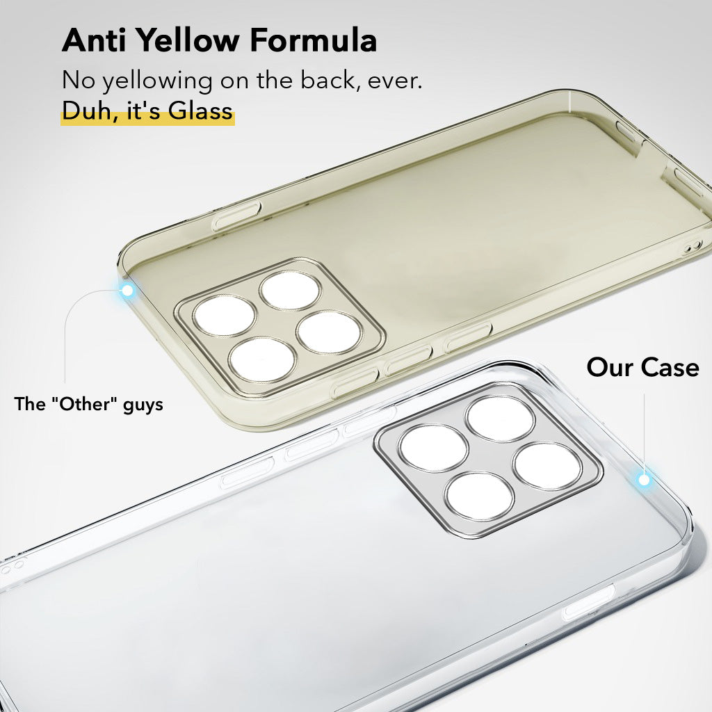For Motorola Moto Edge 70 Max Back Cover Case Lifetime Anti-Yellow Clear (Sleek Hard Crystal | Shockproof and Camera Protection)