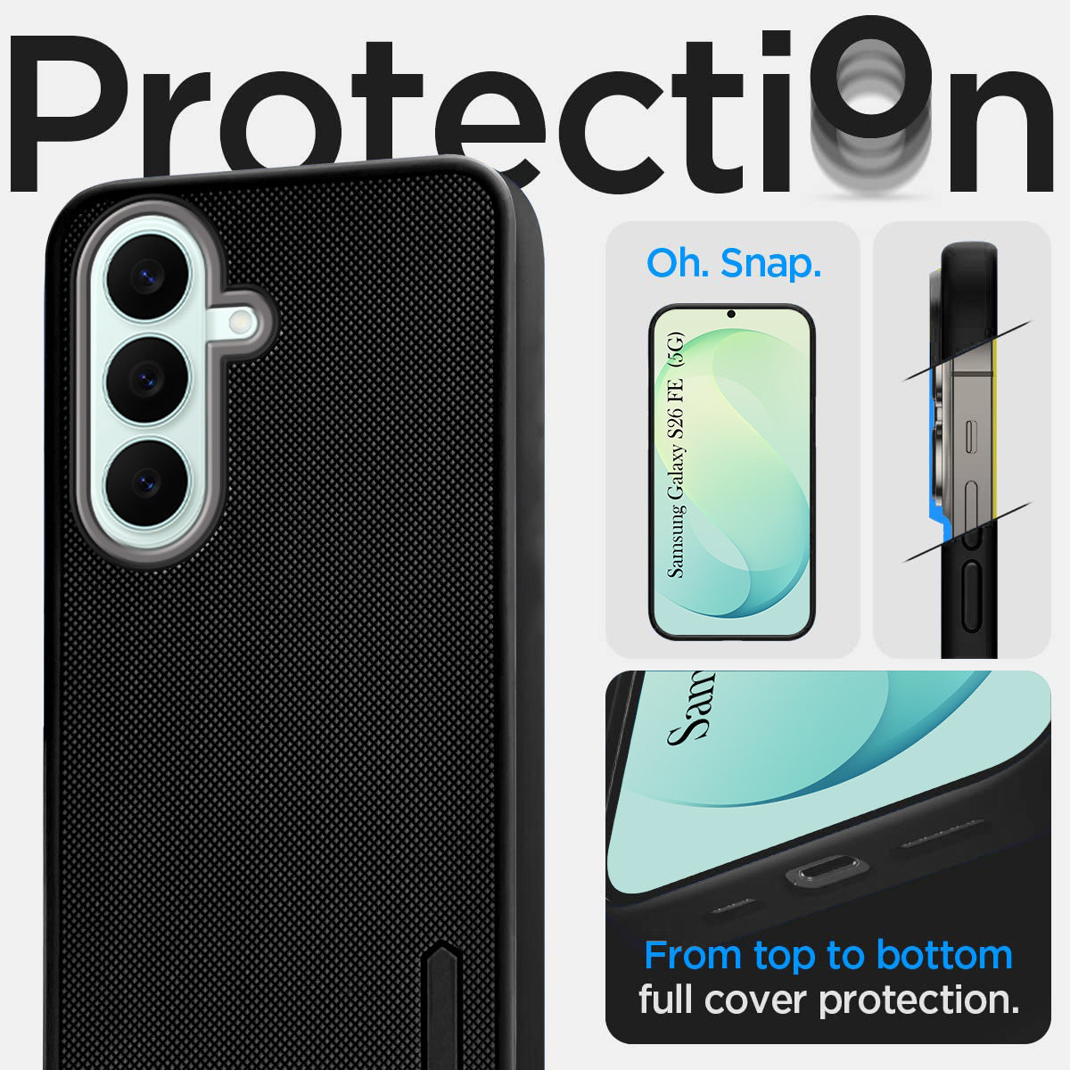 For Samsung Galaxy S26 FE Back Cover Case Rubberised (Textured Grip Design| Micro-Fiber Cloth Inside | Slim and Light Weight | Soft Touch and Feel)