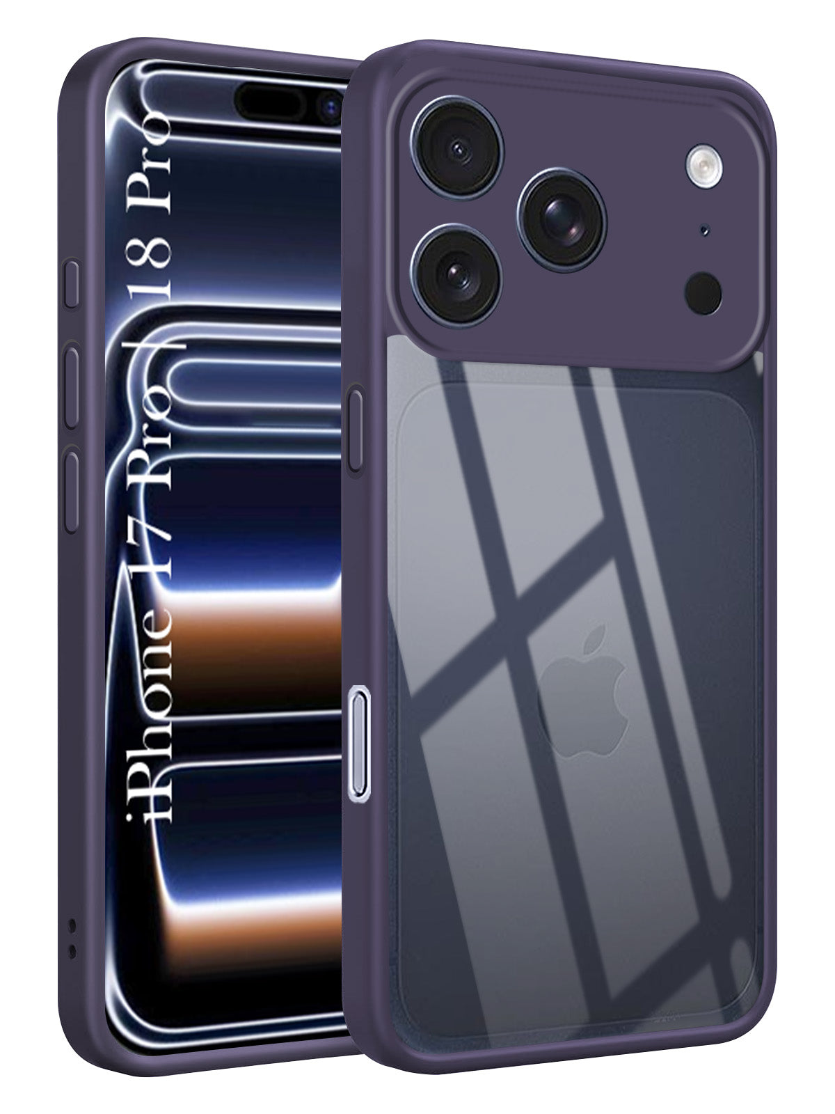 For iPhone 17 Pro | iPhone 18 Pro Back Cover Case Ultra-Hybrid (Lifetime Anti Yellow | Anti Scratch | Crystal Clear Shockproof)