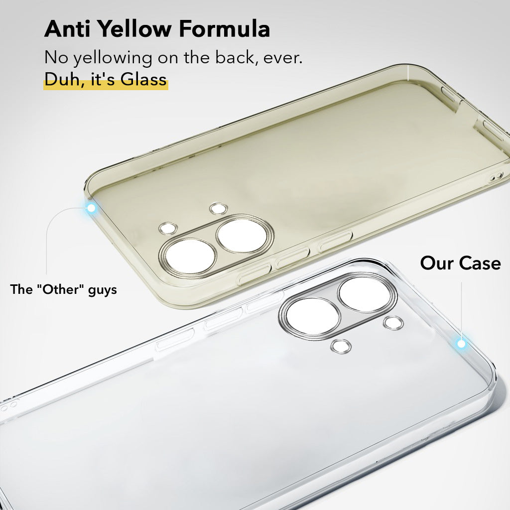 For Poco X8 Pro Max 5G Back Cover Case Lifetime Anti-Yellow Clear (Sleek Hard Crystal | Shockproof and Camera Protection)