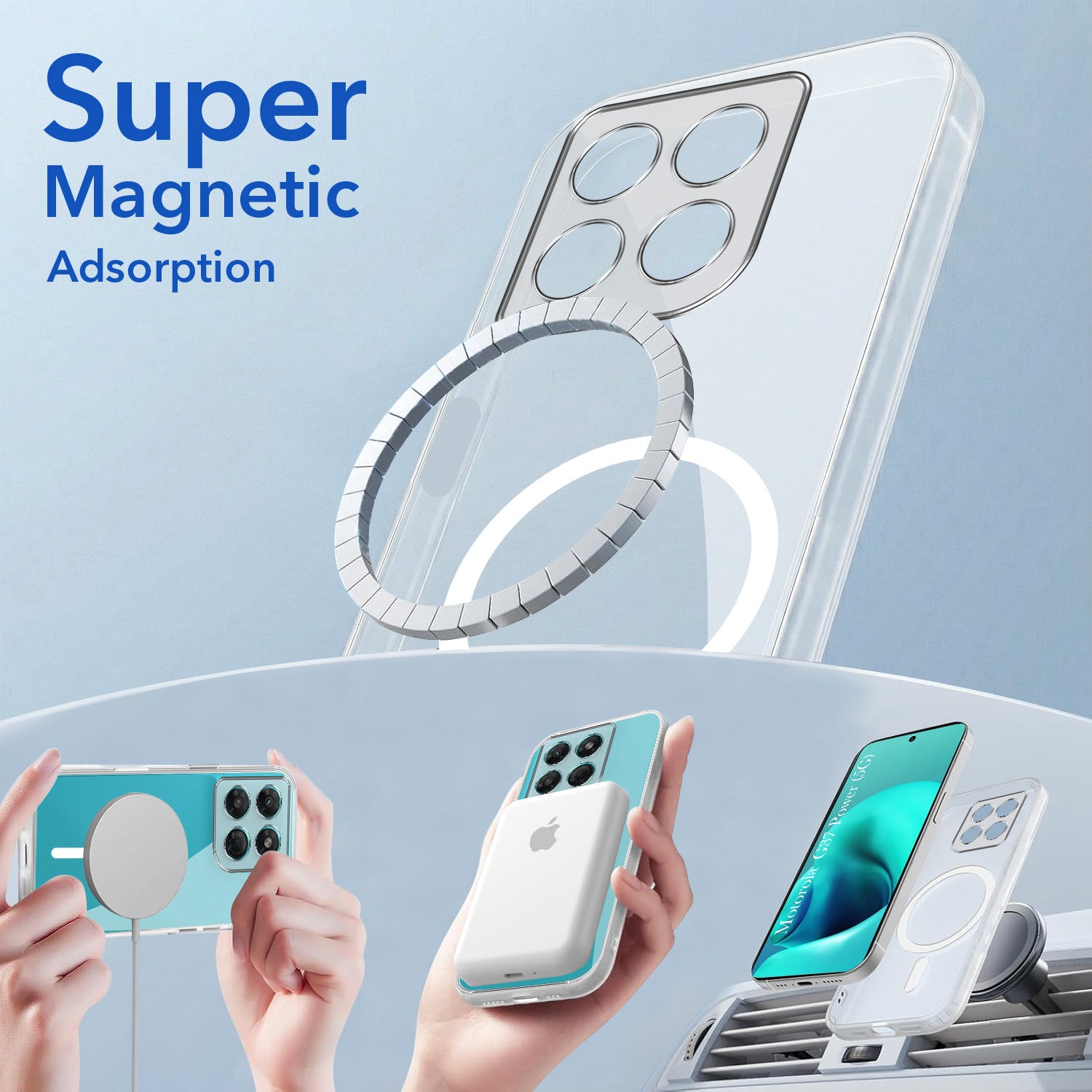 For Nothing Phone 4B 5G Back Cover Shockproof Crystal-Clear (Drop & Camera Protection | Hard Polycarbonate)