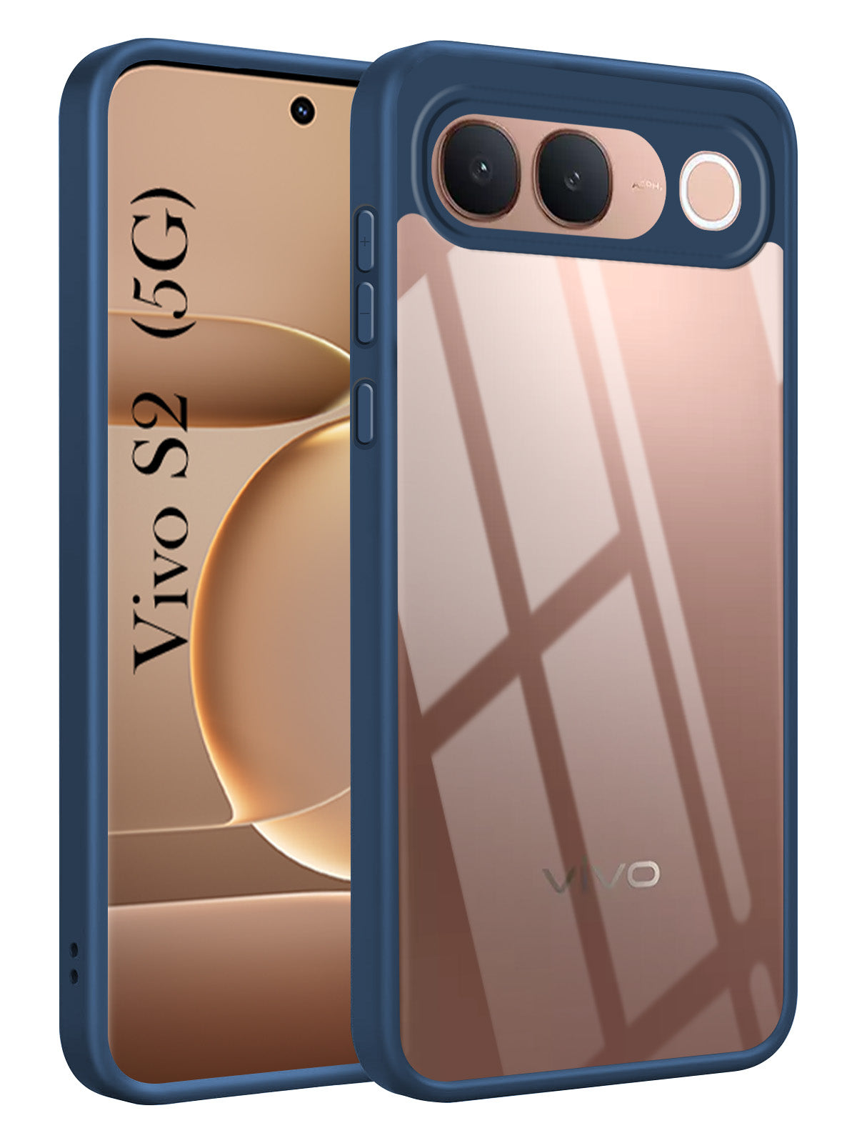 For vivo S2 Back Cover Case Ultra-Hybrid (Lifetime Anti Yellow | Anti Scratch | Crystal Clear Shockproof)