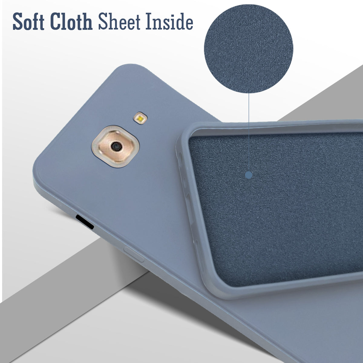 For Samsung Galaxy J7 Max Back Cover Case (Hard Crystal Clear | Shockproof Bumpers)