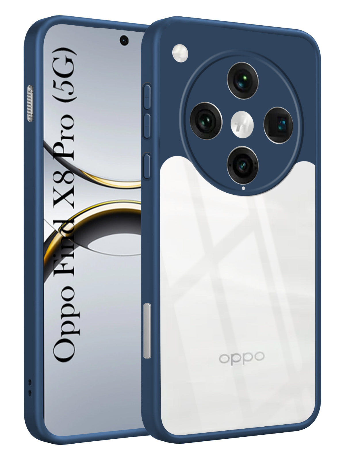 For Oppo Find X8 Pro Back Cover Case Ultra-Hybrid (Lifetime Anti Yellow | Anti Scratch | Crystal Clear Shockproof)