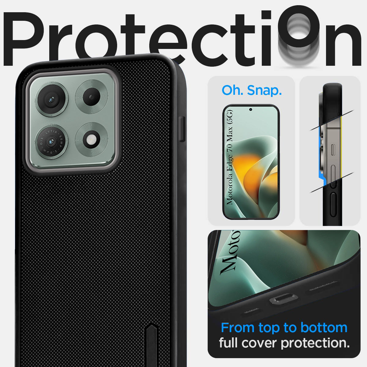 For Motorola Moto Edge 70 Max Back Cover Case Rubberised (Textured Grip Design| Micro-Fiber Cloth Inside | Slim and Light Weight | Soft Touch and Feel)