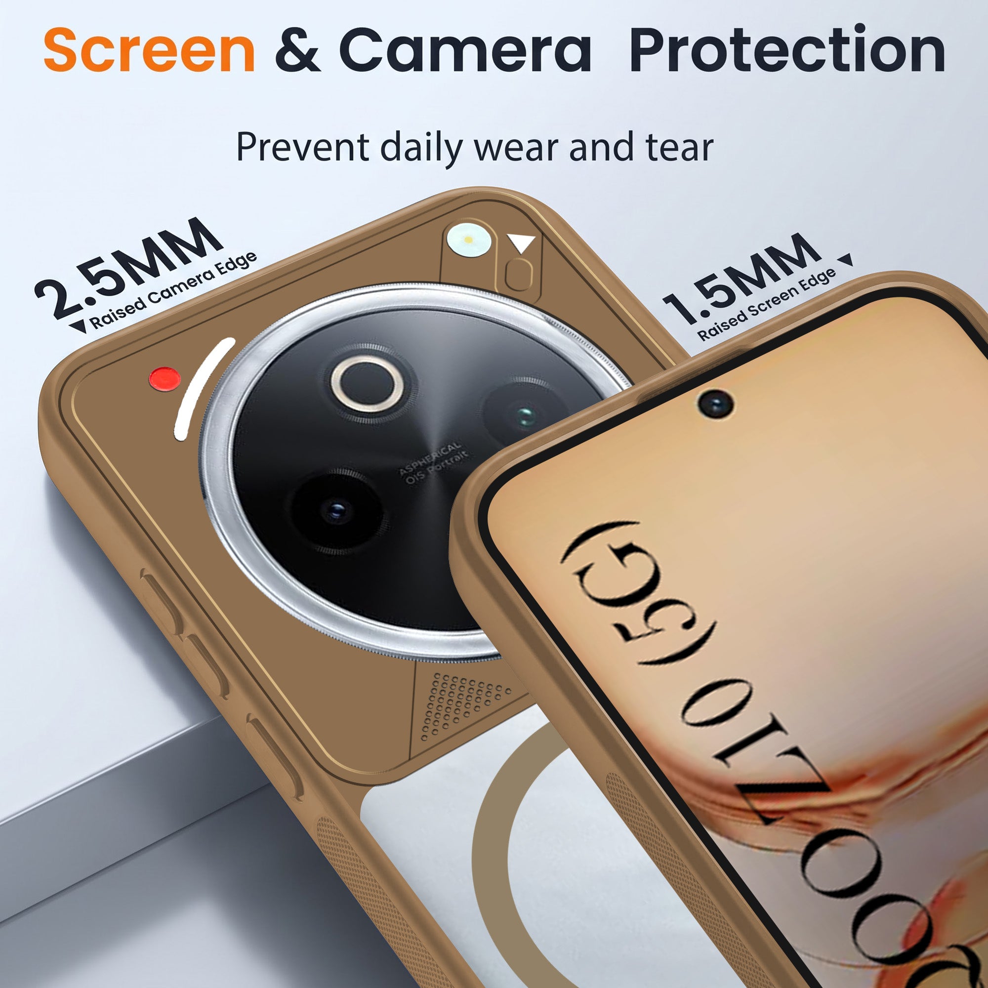 For Vivo iQOO Z10 Back Cover Case Lifetime Anti-Yellow Clear (Camera Protection | Side Grip | Wireless MagSafe Compatible)